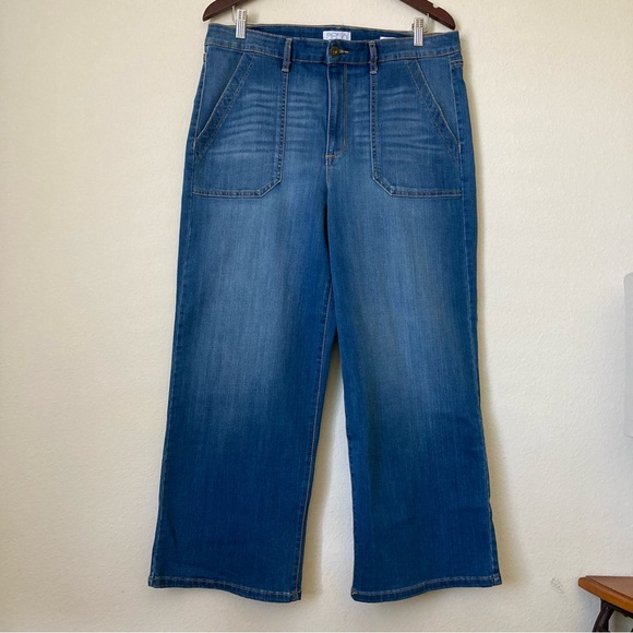 Sofia Jean By Sofia Vergara Luisa Wide Leg Crop | New without Tags - Picture 2 of 9